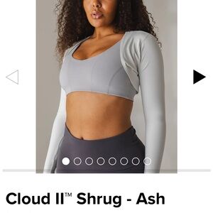 Gray Long Sleeve Shrug